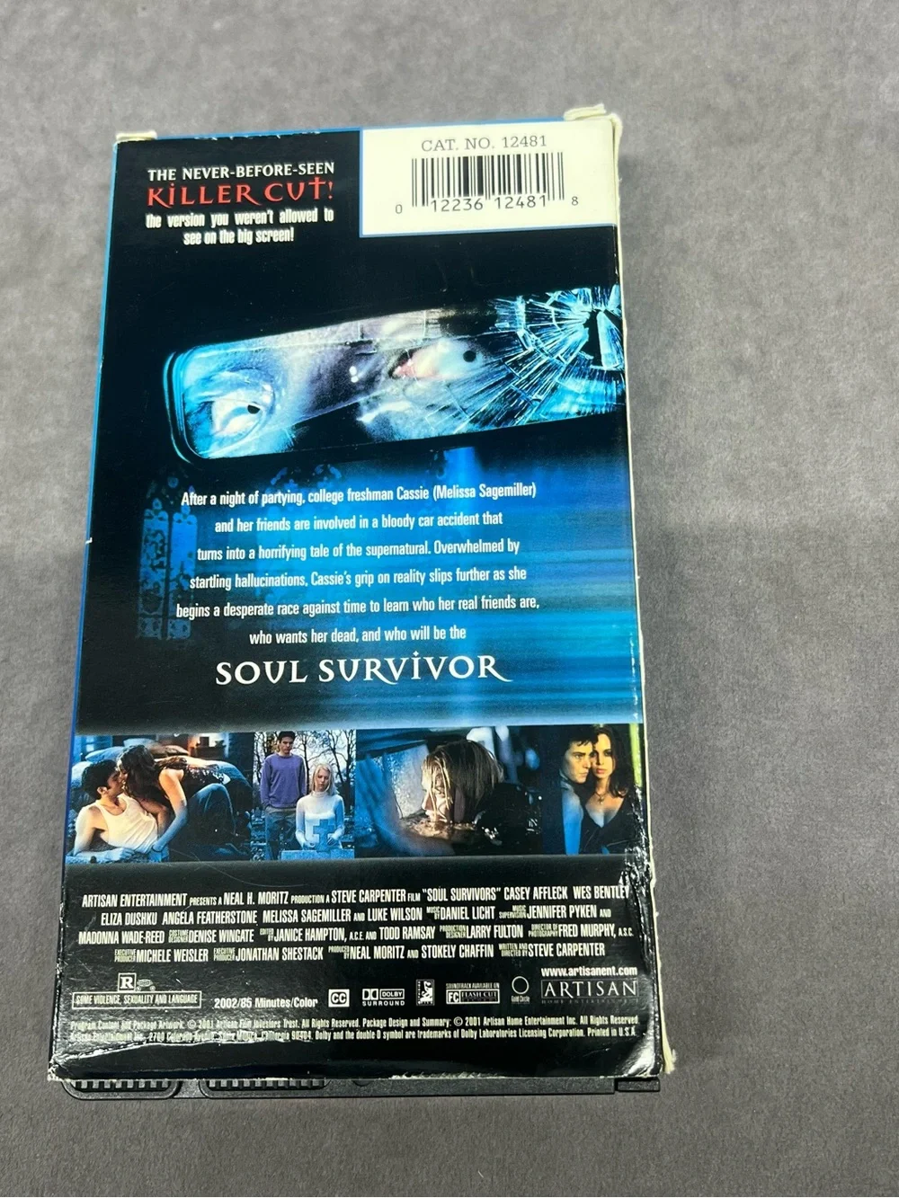 Soul Survivors: The Killer Cut — Blue & Black Movie Case